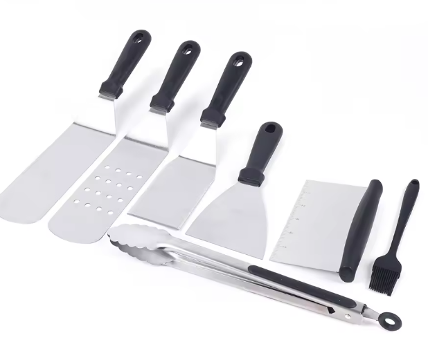 10-Delige RVS BBQ Gereedschapsset – Inclusief Draagbare Opbergtas, Ideaal voor Outdoor Barbecue