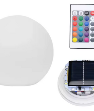 LED Solar Tuinbol – Afstandsbediening, IP65 Waterdicht, Decoratieve Buitenverlichting