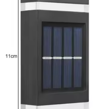 Solar LED Wandlamp voor Buiten – Up & Down Verlichting, IP65 Waterdicht, Op Zonne-energie