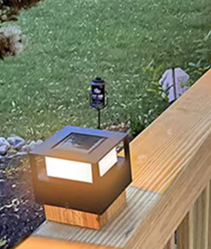 Solar LED Kolomlamp – IP54 Waterdicht, Op Zonne-energie, Voor Tuin, Hek, Poort & Terrasdecoratie