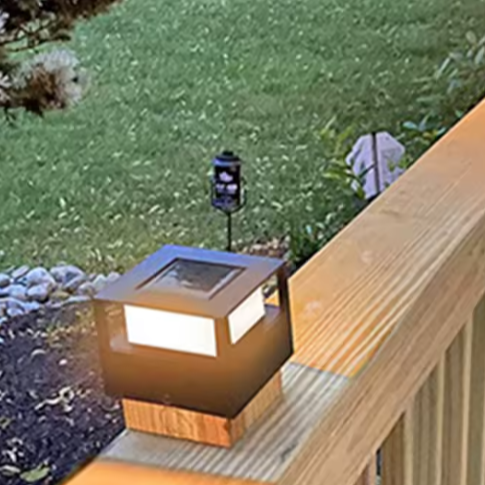 Solar LED Kolomlamp – IP54 Waterdicht, Op Zonne-energie, Voor Tuin, Hek, Poort & Terrasdecoratie