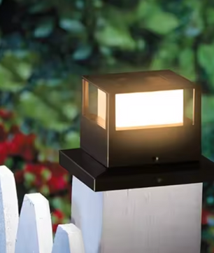 Solar LED Kolomlamp – IP54 Waterdicht, Op Zonne-energie, Voor Tuin, Hek, Poort & Terrasdecoratie
