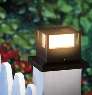Solar LED Kolomlamp – IP54 Waterdicht, Op Zonne-energie, Voor Tuin, Hek, Poort & Terrasdecoratie