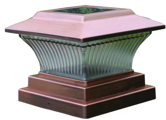 LED Zuillamp op Zonne-energie – Waterdicht Tuinheklicht, Decoratieve Buitenverlichting voor Tuin en Oprit