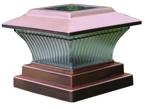LED Zuillamp op Zonne-energie – Waterdicht Tuinheklicht, Decoratieve Buitenverlichting voor Tuin en Oprit