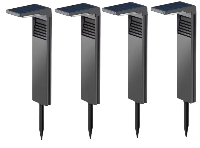 Set van 4/6/8/10/12 Zonne-Tuinlampen – IP64 Waterdichte LED Padverlichting in Warm Wit