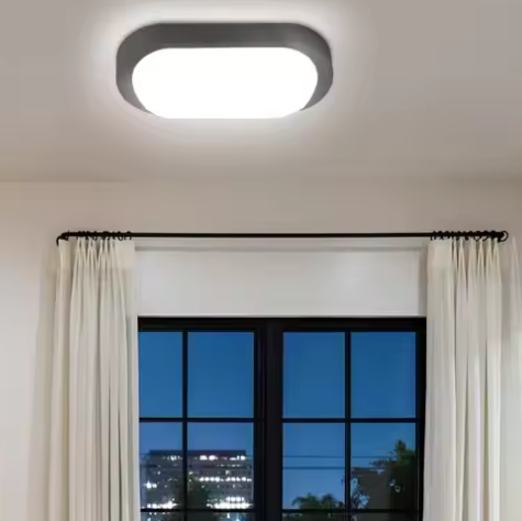 Set van 2 LED Wand- en Plafondlampen – 18W, 1710lm, IP65 Waterdicht, Ovaal Ontwerp