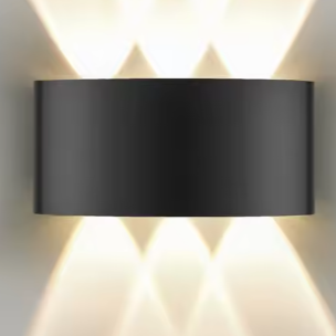 LED Wandlamp – IP65 Waterdicht, 6 Lichtbronnen, 3000K Warm Wit, Aluminium Armatuur voor Binnen & Buiten