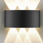 LED Wandlamp – IP65 Waterdicht, 6 Lichtbronnen, 3000K Warm Wit, Aluminium Armatuur voor Binnen & Buiten