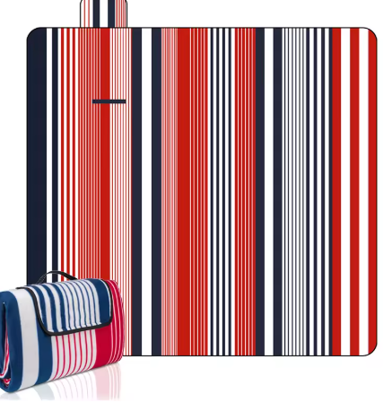 Opvouwbare Picknick- en Stranddeken – 200×200 cm, Waterdicht & Draagbaar