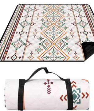 Waterdichte Opvouwbare Picknick- en Stranddeken – 200×200 cm, Met Handvat
