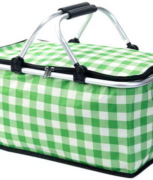 Opvouwbare Thermisch Geïsoleerde Koeltas – 30L, Waterdichte Voering & Draagmand voor Picknick, Kamperen en Reizen