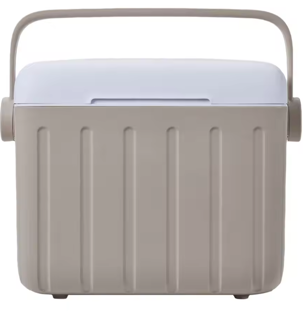 Camping Koelbox – 6L Geïsoleerde Harde Koeler met Handvat, Langdurige Warmte- & Koudebehoud, Ideaal voor Outdoor, Picknick & Vissen