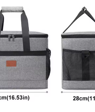 Opvouwbare Koeltas 35L – Grote Capaciteit, Geïsoleerd, Draagbaar & Multifunctioneel voor Outdoor, Camping & BBQ
