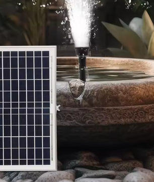 Zonne-energie Waterpomp Fontein – Klassiek Vogelbad & Tuindecoratie met Hoogwaardige Solar Technologie