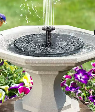 ChatGPT said: Zonne-energie Drijvende Fonteinpomp – 1W, 6 Mondstukken, 35-50 cm Spuithoogte, voor Vogelbad, Vijver & Tuin