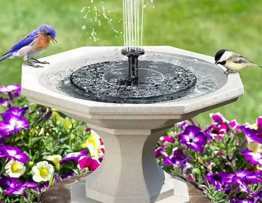 ChatGPT said: Zonne-energie Drijvende Fonteinpomp – 1W, 6 Mondstukken, 35-50 cm Spuithoogte, voor Vogelbad, Vijver & Tuin
