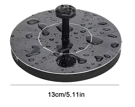 ChatGPT said: Zonne-energie Drijvende Fonteinpomp – 1W, 6 Mondstukken, 35-50 cm Spuithoogte, voor Vogelbad, Vijver & Tuin