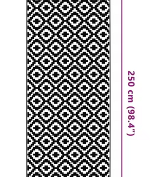 Buitentapijt – Grijs, 80×250 cm, Duurzaam & UV-bestendig Polypropyleen