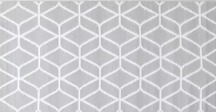 Buitentapijt – 190×290 cm, Dubbelzijdig Jacquardpatroon, Duurzaam Polypropyleen, Geschikt voor Tuin, Balkon en Terras
