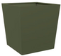Vierkante Stalen Tuinbloempot – 50 × 50 × 50 cm, Duurzaam Geoxideerd Staal