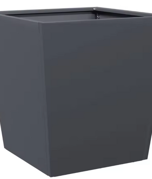 Vierkante Stalen Tuinbloempot – 50 × 50 × 50 cm, Duurzaam Geoxideerd Staal