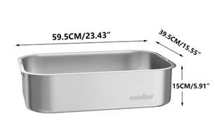 Set van 3 Verhoogde Roestvrijstalen Tuinbedden – Zilver, Duurzaam en Weerbestendig – Voor Binnen en Buiten