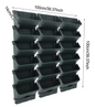 18-Pot Zelfwaterende Hangende Plantenbakset – Verticale Wandmontage met Slimme Timer & Regensensor