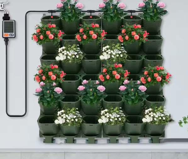 36-delige Verticale Muurplantenbak – Inclusief Zelfwatergevend Druppelirrigatiesysteem