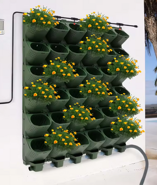 36-delige Verticale Muurplantenbak – Inclusief Zelfwatergevend Druppelirrigatiesysteem