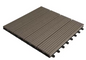 Set van 11 WPC Composiet Terrastegels 30×30 cm – In Elkaar Grijpende Houteffect Tuintegels met Kliksysteem