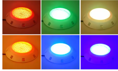 LED Onderwater Zwembadlamp – 7 Kleuren, IP68 Waterdicht, 45W, Inclusief Afstandsbediening