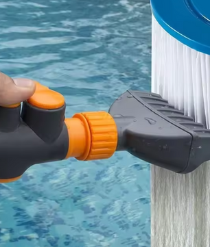 Handheld Zwembad Filter Reinigingsborstel – Cartridge Cleaner voor Zwembad, Spa & Hot Tub
