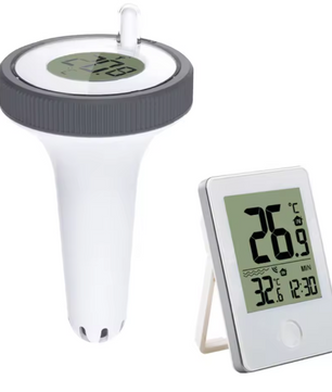 Draadloze Digitale Drijvende Zwembadthermometer – LCD Display & Nauwkeurige Temperatuurmeting