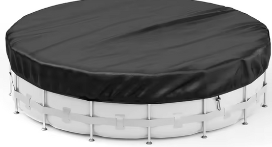 Ronde Zwembadafdekking – 310 cm, Waterdicht & Scheurbestendig, Inclusief Bevestigingsset
