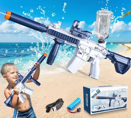 Elektrisch Waterpistool – Automatisch Watergeweer, Oplaadbaar & Krachtige Waterstraal, Ideaal voor Buitenplezier