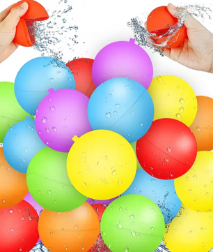 Set van 12/24 Herbruikbare Waterballonnen – Zelfsluitend, Snelvullend & Milieuvriendelijk Waterspeelgoed