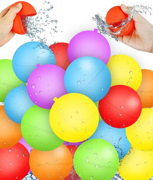 Set van 12/24 Herbruikbare Waterballonnen – Zelfsluitend, Snelvullend & Milieuvriendelijk Waterspeelgoed