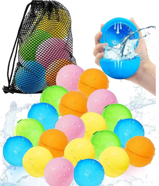 Herbruikbare Zelfsluitende Waterballonnen – Snelvullend Siliconen Waterspeelgoed voor Zomerplezier