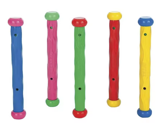 Set van 5 Onderwater Zwembadstokken – Duikspeelgoed voor Zwembadplezier