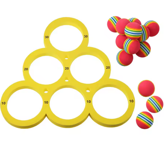 Zwembad Drijvend Werpspel – Complete Set met 10 Ballen, Voor Kinderen & Volwassenen