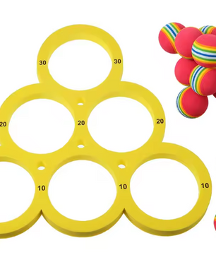 Drijvende Gooispel Set met 10 Ballen – Zwembad Waterspeelgoed voor Kinderen en Volwassenen
