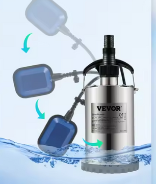 Dompelpomp voor Waterafvoer – 550W tot 2200W, Geschikt voor Zwembaden, Kelders en Bubbelbaden