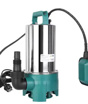 Dompelpomp 1100W – 16500 L/u, Voor Schoon- & Vuilwater met Automatische Vlotterschakelaar