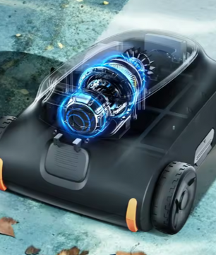 Draadloze Robot Zwembadreiniger – 7800 mAh Batterij, 2L Filtermand & Automatische Stopfunctie
