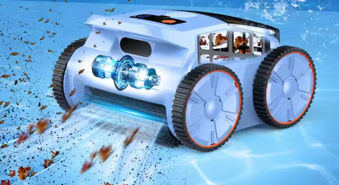Draadloze Robot Zwembadstofzuiger – 3 Reinigingsmodi, 18.000 Pa Zuigkracht & 4800 GPH Filtratiecapaciteit