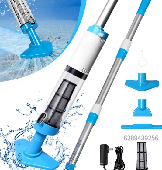 3-in-1 Draadloze Oplaadbare Zwembadstofzuiger – Handheld Zwembadreiniger voor Spa, Badkuip & Zwembad