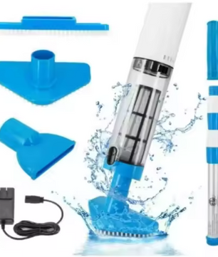 3-in-1 Draadloze Oplaadbare Zwembadstofzuiger – Handheld Zwembadreiniger voor Spa, Badkuip & Zwembad