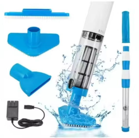 3-in-1 Draadloze Oplaadbare Zwembadstofzuiger – Handheld Zwembadreiniger voor Spa, Badkuip & Zwembad