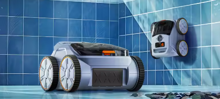 Draadloze Robot Zwembadreiniger – 3 Reinigingsmodi, 150 Minuten Werktijd, Borstelloze Motor van 180 W, Geschikt voor Zwembaden tot 200 m²